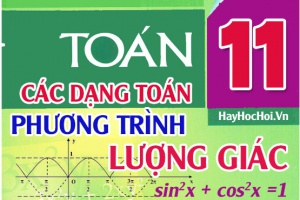Cách giải Các dạng toán phương trình lượng giác, bài tập Cơ bản đến Nâng cao (Toán 11)
